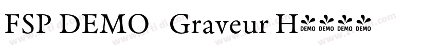 FSP DEMO   Graveur H字体转换
